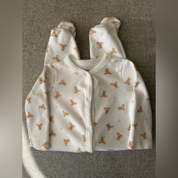 Baby Ralph Lauren Polo Bear Footed Coverall - Picture 4 of 6